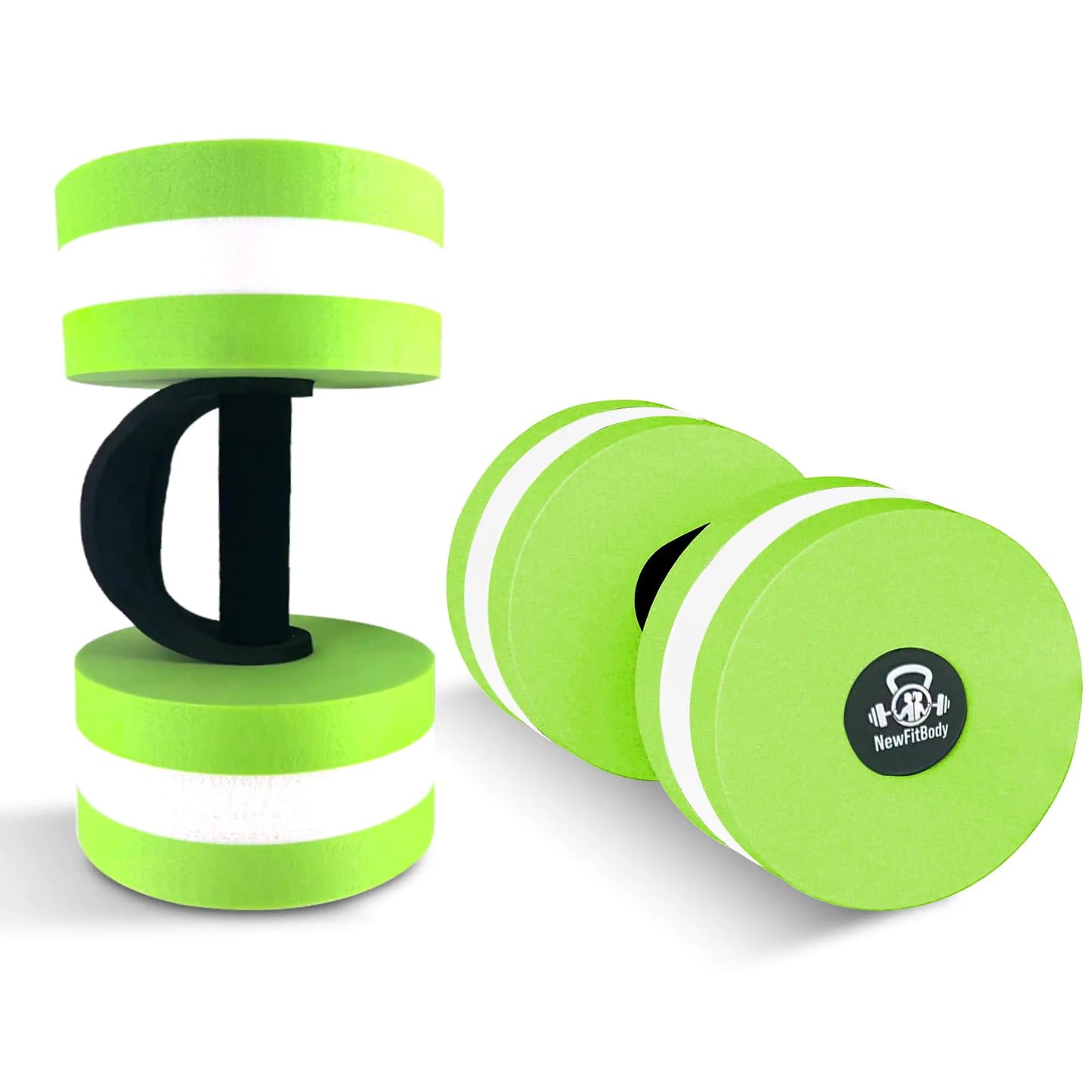 NewFitBody Water Dumbbells Set for Pool Weights