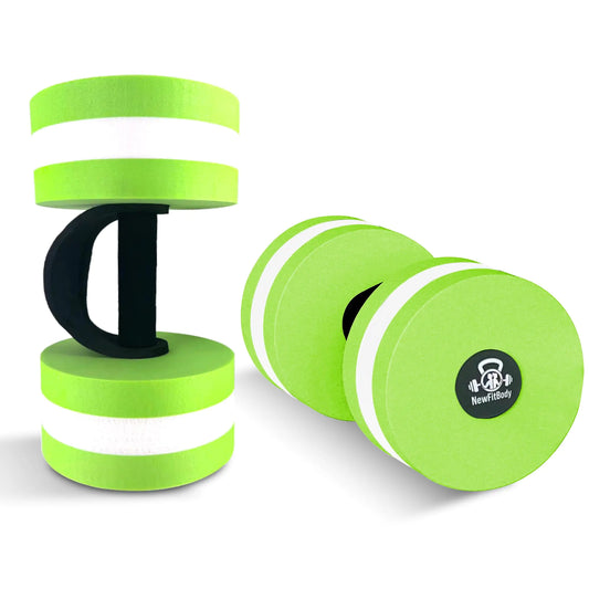 NewFitBody Water Dumbbells Set for Pool Weights