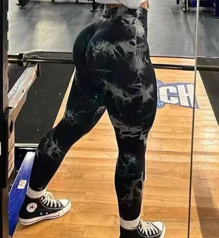 High-Waisted Sports Fitness Pants for Active Wear