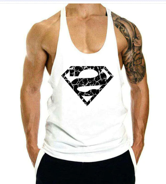 Men's Cotton Sports Vest for Travel and Gym Wear
