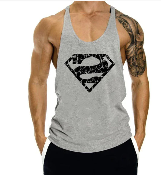 Men's Cotton Sports Vest for Travel and Gym Wear