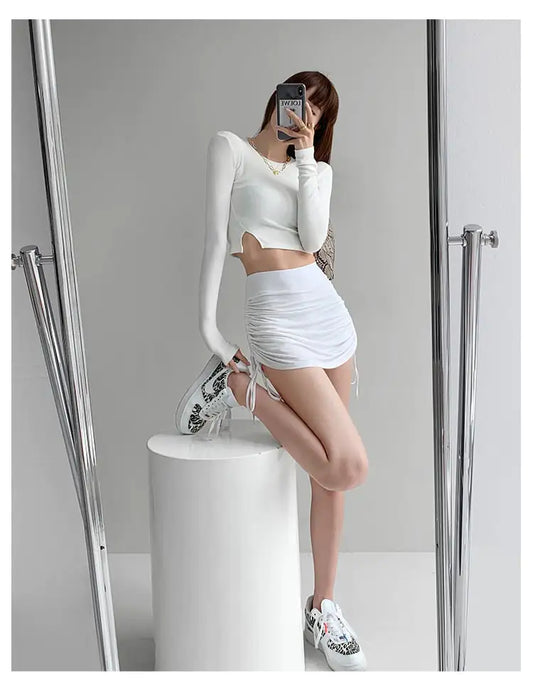 Tight Fitness Dance Skirts for Active Wear