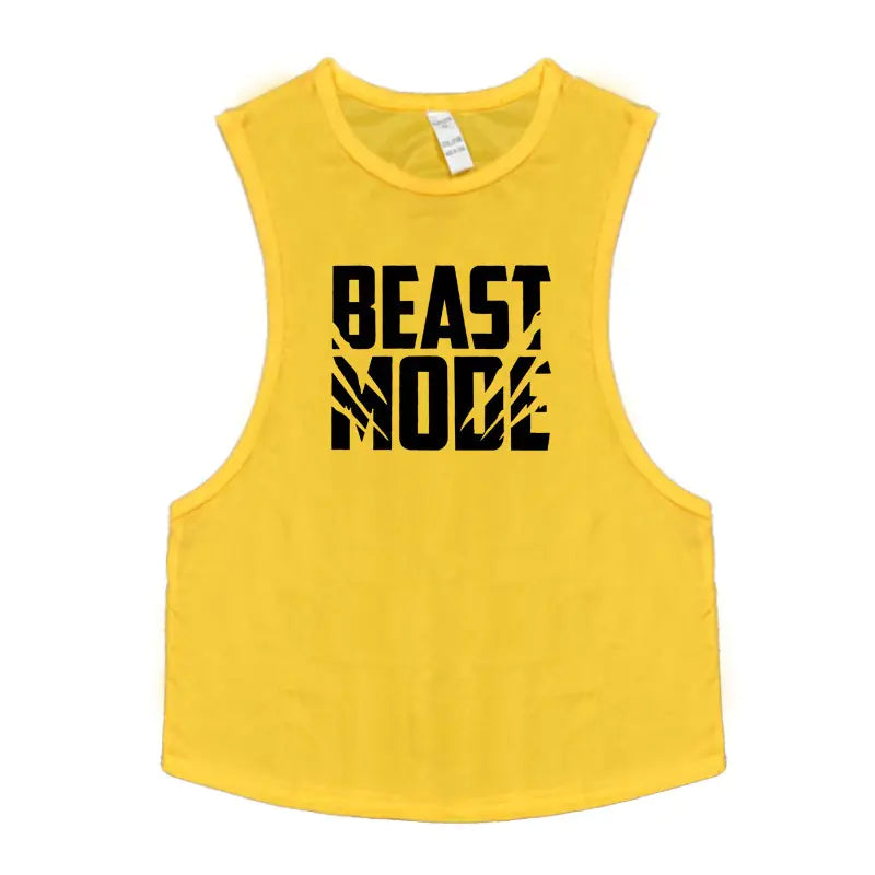 Men's Breathable Polyester Gym Vest for Daily Wear