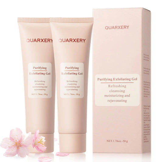 Purifying Exfoliating Gel 2Pcs：Gentle Exfoliating Gel for Face Facial
